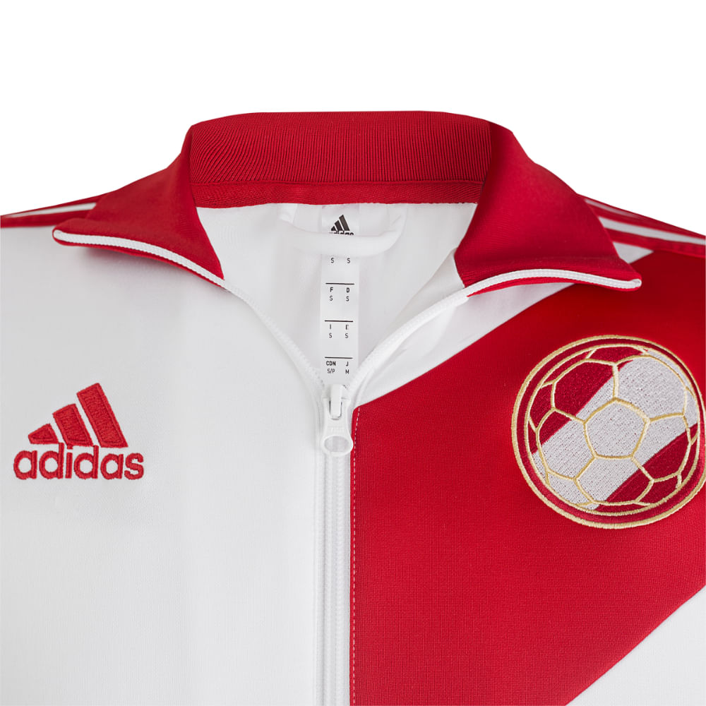 Casaca Adidas Unisex Gc8569 Peru Ci Trk Jkt Blanco Real Plaza