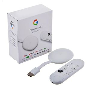 Chromecast Google TV 2021 Blanco 4K HDR