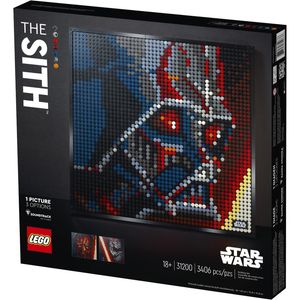 Retrato de Los Lores Sith de Star Wars 31200 LEGO Art