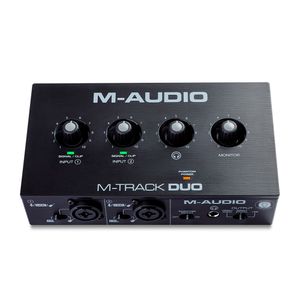 Interfaz de Audio M-AUDIO M-Track Duo Negro