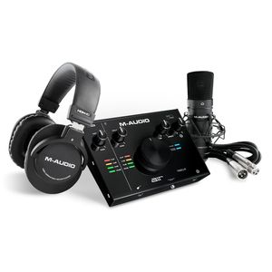 Kit de Audio M-AUDIO Air 192|4 Vocal Studio Pro Negro