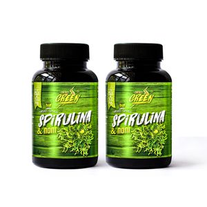 Pack Espirulina con Noni Energy Green Capsulas 120 x 500mg X 2 Natural y Vegano