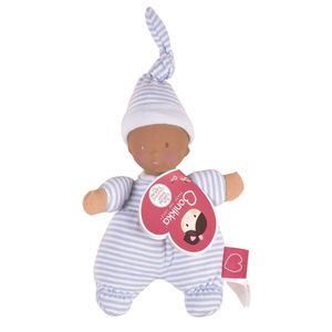 Muñeco Suave Precious Mini Rayas Azules Bonikka