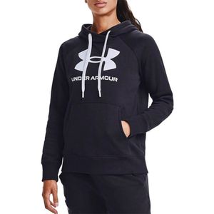Polera Under Armour Mujer 1356318-001 Rival Fleece L Negro