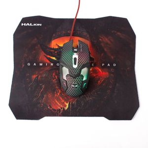 KIt Mouse + Mousepad Halion HA-923P Sherman Gamer 6D