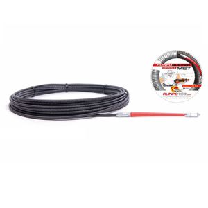 Guía Pasacables Runpotec Espiral Metálica 4mm de 30M Profesional