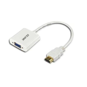 Adaptador Convertidor HDMI a VGA Glink + Audio 1080p Gl-001