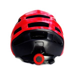 Casco de Bicicleta BKS para Adultos MTB Talla M Negro y Rojo