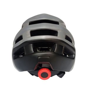 Casco de Bicicleta BKS para Adultos MTB Talla M Negro y Gris