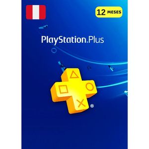 Código PlayStation Plus 12 Meses Perú PS5 PS4 Membresía PS Plus (Digital)