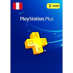 Código PlayStation Plus 3 Meses Perú PS5 PS4 Membresía PS Plus (Digital)