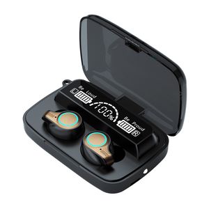Audífonos Bluetooth M18 Power Bank 3 en 1 Negro