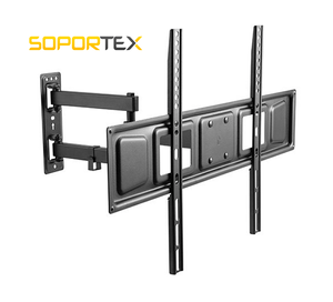 Rack Móvil Para TV 37" a 70" Soportex  MTEX-3770 - Negro
