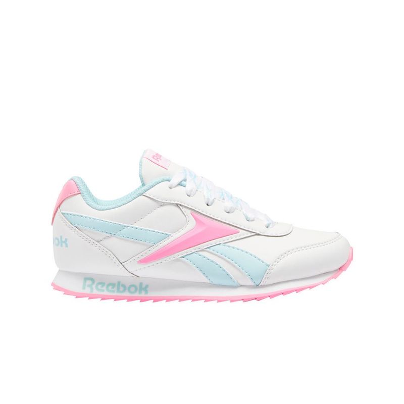 Zapatillas Reebok Royal CLJog Blanco/Rosa Niña