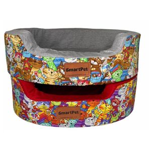 Cama Smartpet Básica Algodón Talla 4 Surtido Gatos