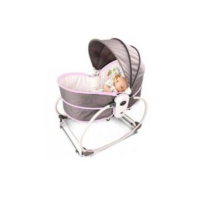 Silla Mecedora Baby Wordl Portátil Multifuncional 5 en 1 Rosado