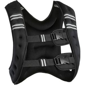 Chaleco con Peso Ergonómico Negro 10kg Importado