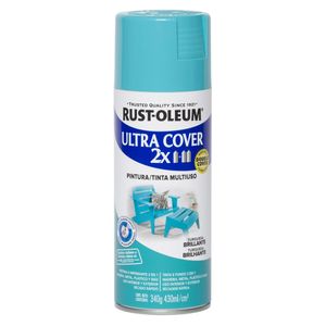 Aerosol Multiusos Rust Oleum Ultra Cover 2x Turquesa Brillante 340 gr