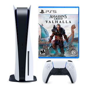 Consola Ps5 con Lector de Discos + Assassins Creed Valhalla