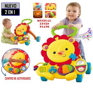 Andador Caminador Musical Ideal Baby Toys 2 en 1 León
