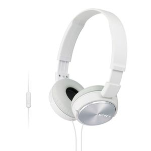 Sony Audífonos MDR-ZX310AP On Ear con Micrófono Blanco