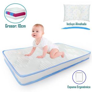 Colchón de Bebe para Pack and Play Infanti Azul