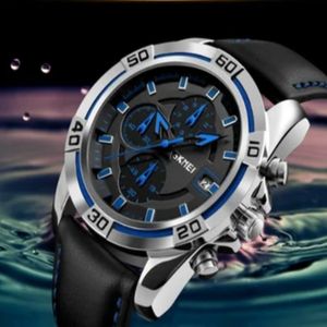 Reloj de Cuarzo Skmei 9156 Negro con Azul