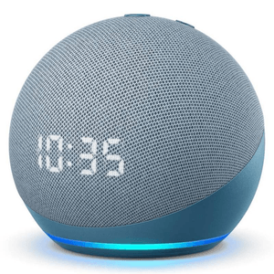 Parlante Amazon Alexa Echo Dot con Reloj LED 4ta Generación Azul