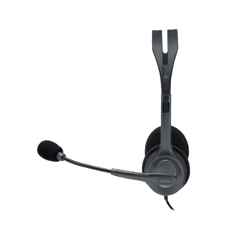 Auriculares Vincha Logitech H111 Negro con micrófono — ZonaTecno