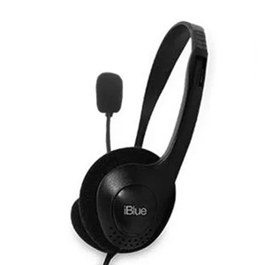 Audífono iBlue con Micrófono Estéreo HS-2001  Negro