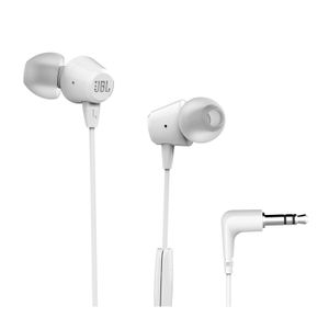 Audífonos JBL C50HI In-Ear 3.5 mm Con Micrófono Blanco
