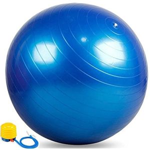 Pelota Yoga 85cm Azul Pilate + Inflador