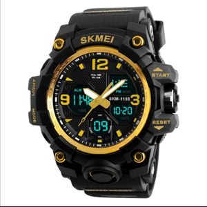 Reloj Skmei 1155 Deportivo Negro con Dorado