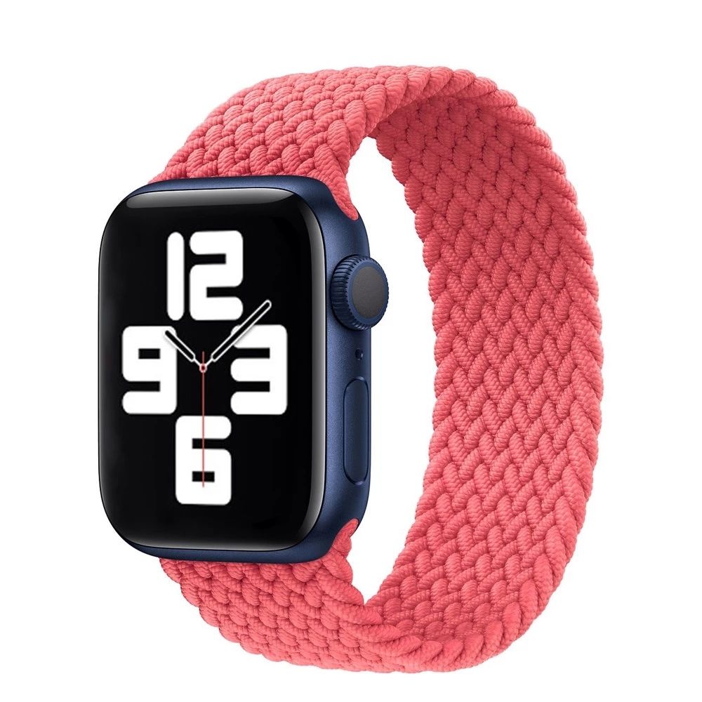 Correa Nylon Elastica 2 para Apple Watch 42 44 mm Rosa Talla S Real Plaza