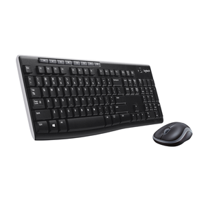 Kit Teclado y Mouse Logitech MK270 Inalámbrico Negro