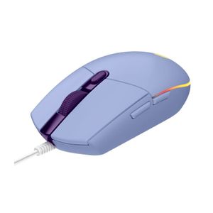 Mouse Gaming Logitech G G203 Lightsync RGB 8000 DPI 6 Botones Lila