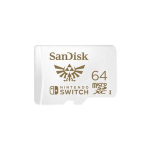 Memoria Micro SDXC Sandisk 64GB UHS para Nintendo Switch