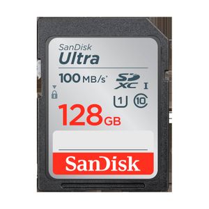 Memoria SD Sandisk Ultra SDHC 128GB UHS-I Clase10 U1 100Mb/s
