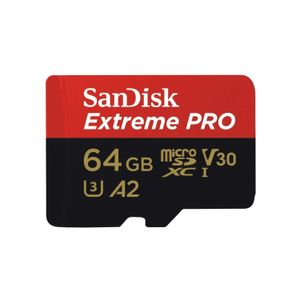 Memoria Micro SD SanDisk Extreme Pro 64GB A2 U3 4K 170Mb/s