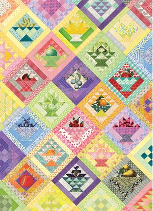 Rompecabezas Fruit Basket Quilt 1000pcs