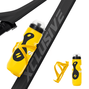 Kit Hidratante Xclusive Botella y Porta Botella Amarillo