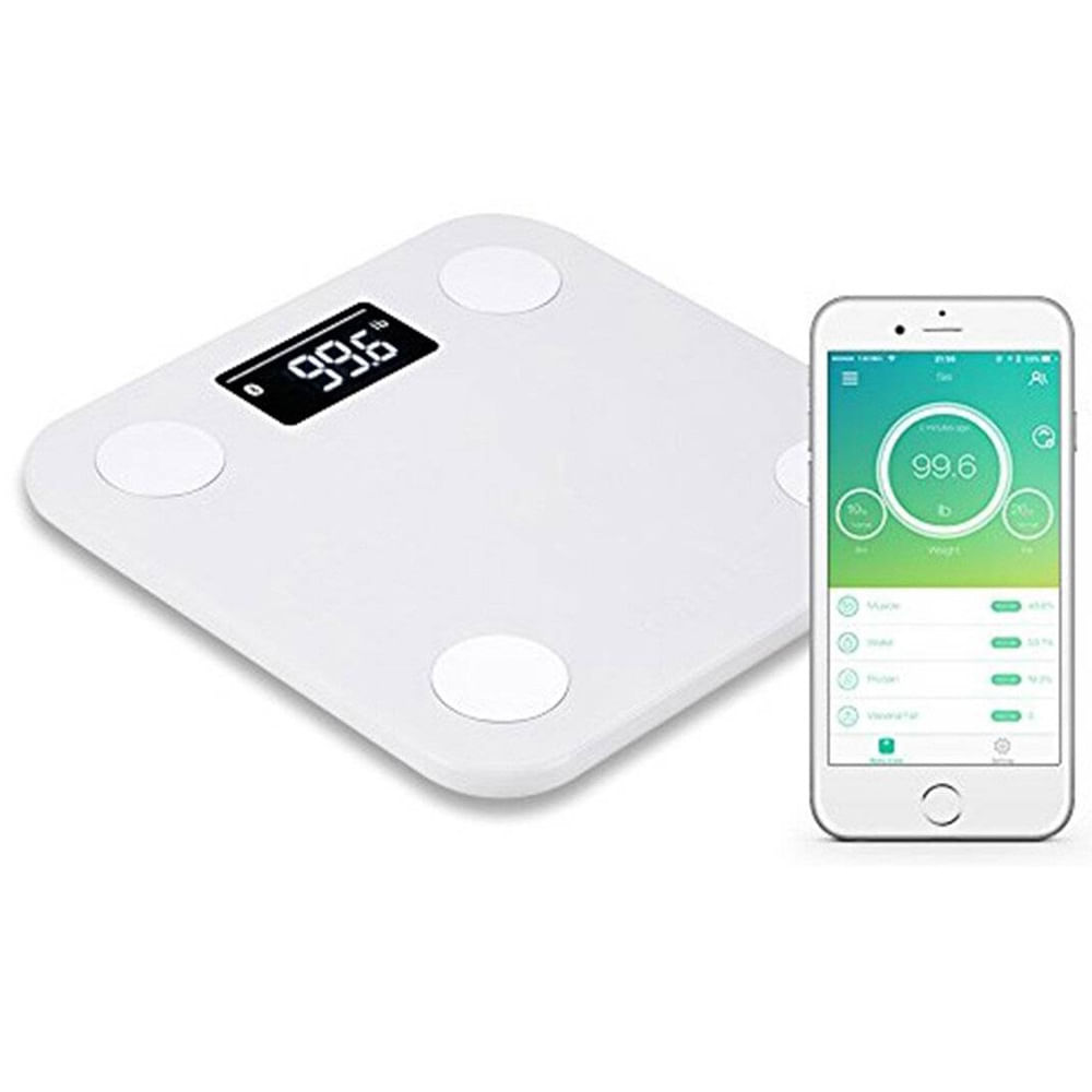 Balanza Digital Personal Scale Inteligente 12 Lecturas Guinda