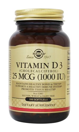 Vitamina D3 Solgar Cápsulas