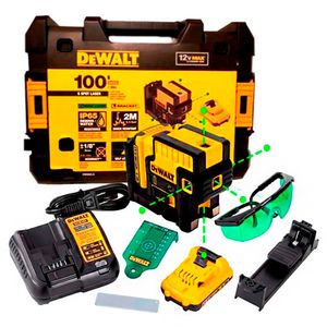 Nivel Laser Dewalt DW085LG de 5 Puntos Verdes 12V