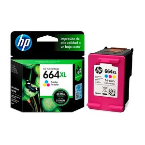 Cartucho de Tinta HP 664XL Tricolor Original