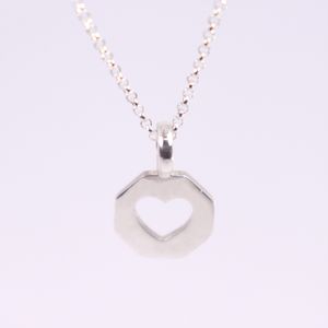 Dije de Corazón en Plata
