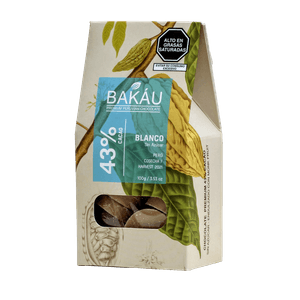 Chocolate Blanco Sin Azúcar 43% Cacao 100g