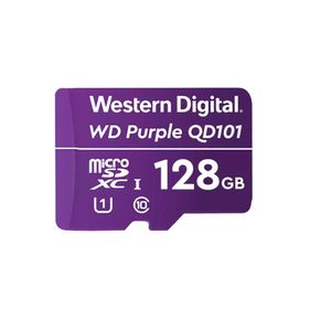 Memoria MicroSD WD Purple 128GB SC QD101 Ideal para Videovigilancia