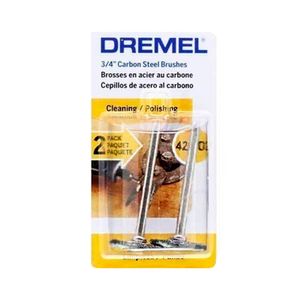 Cepillo De Acero Dremel Al Carbón 3/4"