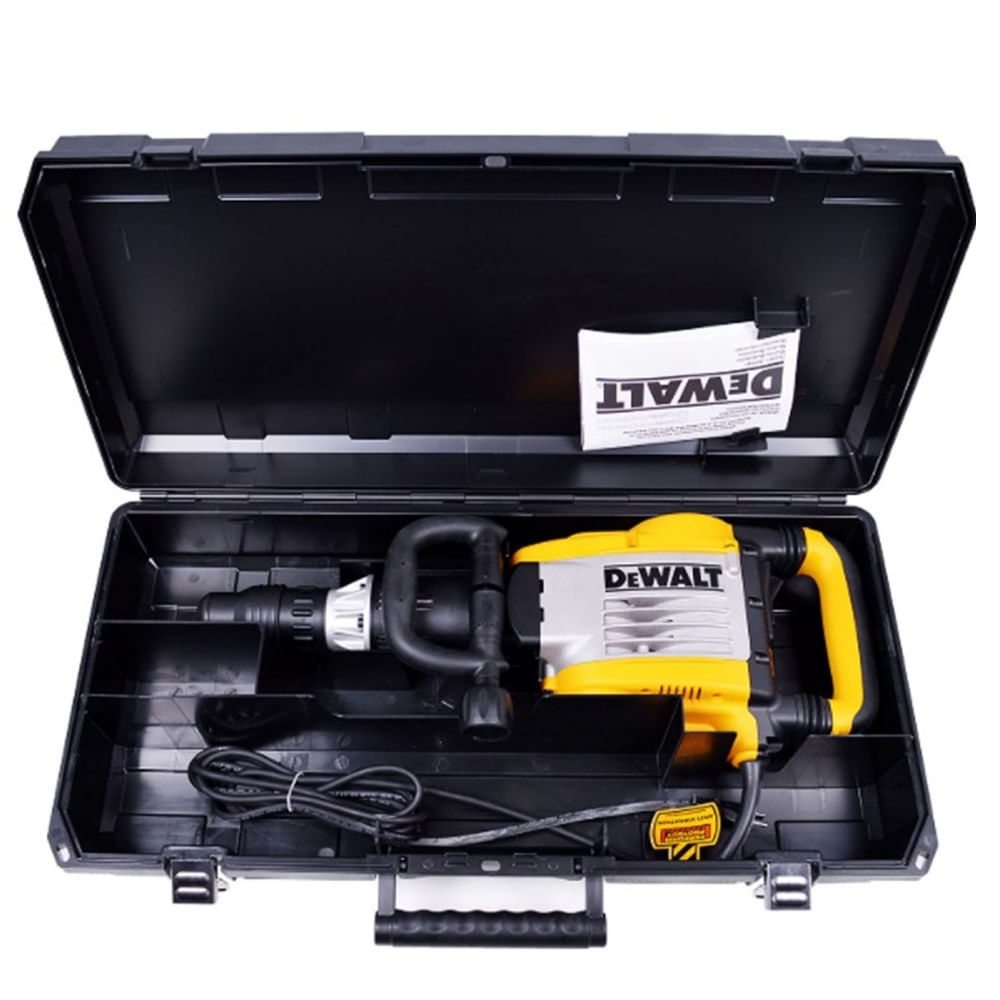 Martillo Demoledor Dewalt D25901K 1550W 10 Kg + 5 Cinceles - Real Plaza